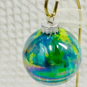 Hand Painted Glass Ornament